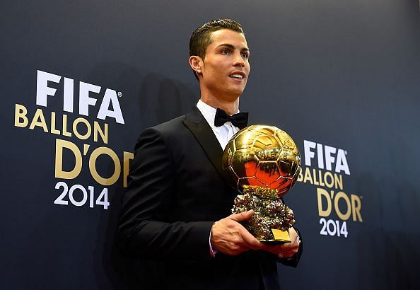 Ronaldo has won the Ballon d'Or with both Manchester United and Real Madrid